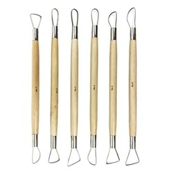 Double Side Wire Tool Set of 6 - Clay or Pottery Carving